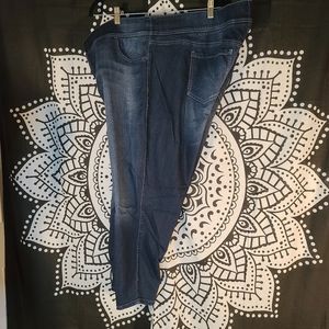 Torrid demin stretch pull up Capri blue 4X